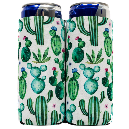 Slim Can Cooler Sleeves (2 Pack) Thermocoolers for 12 oz Tall Skinny Beverage with Gift Package - QualityPerfection