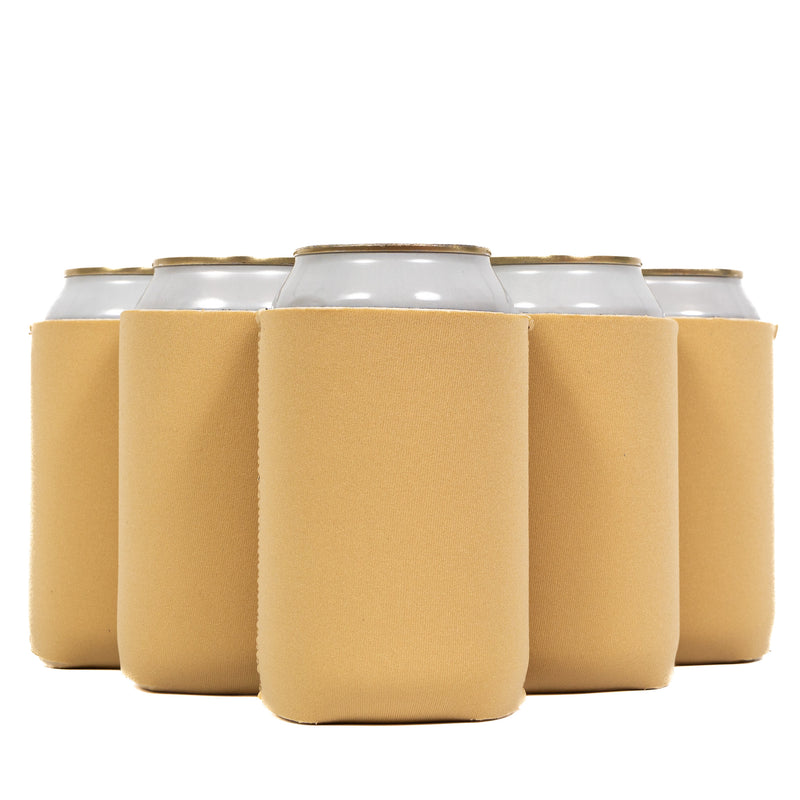 Neoprene Can Cooler Sleeve - Premium 4mm Bulk Regular size, 12 Pack - QualityPerfection