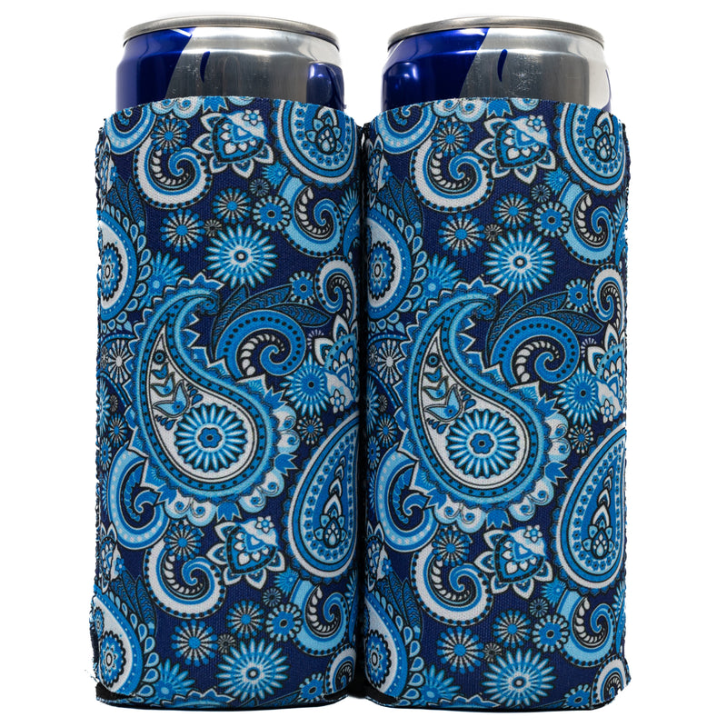 Slim Can Cooler Sleeves (2 Pack) Thermocoolers for 12 oz Tall Skinny Beverage with Gift Package - QualityPerfection
