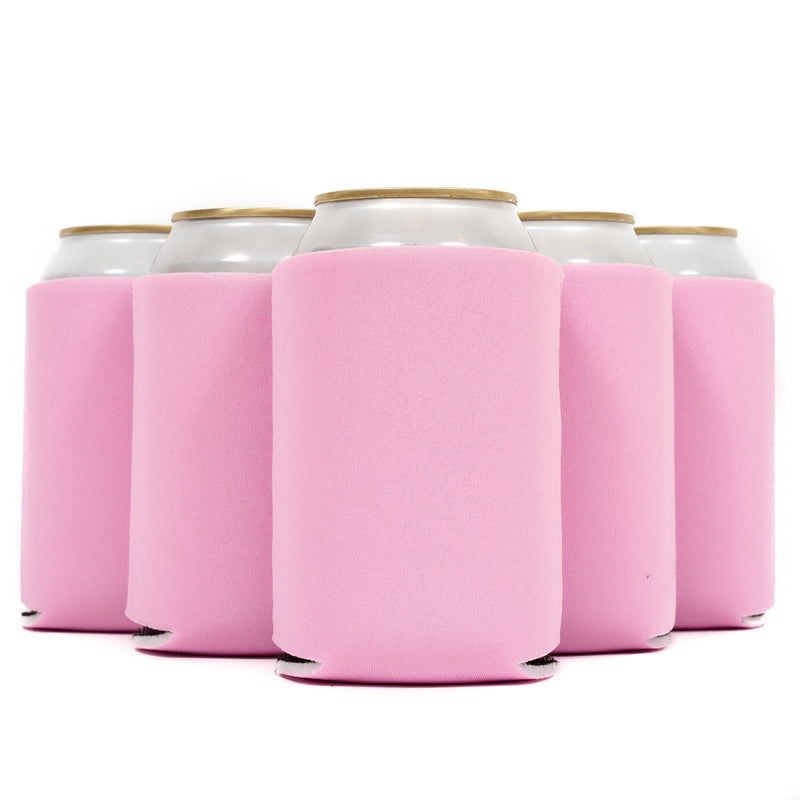 Neoprene Can Cooler Sleeve - Premium 4mm Bulk Regular size, 12 Pack - QualityPerfection