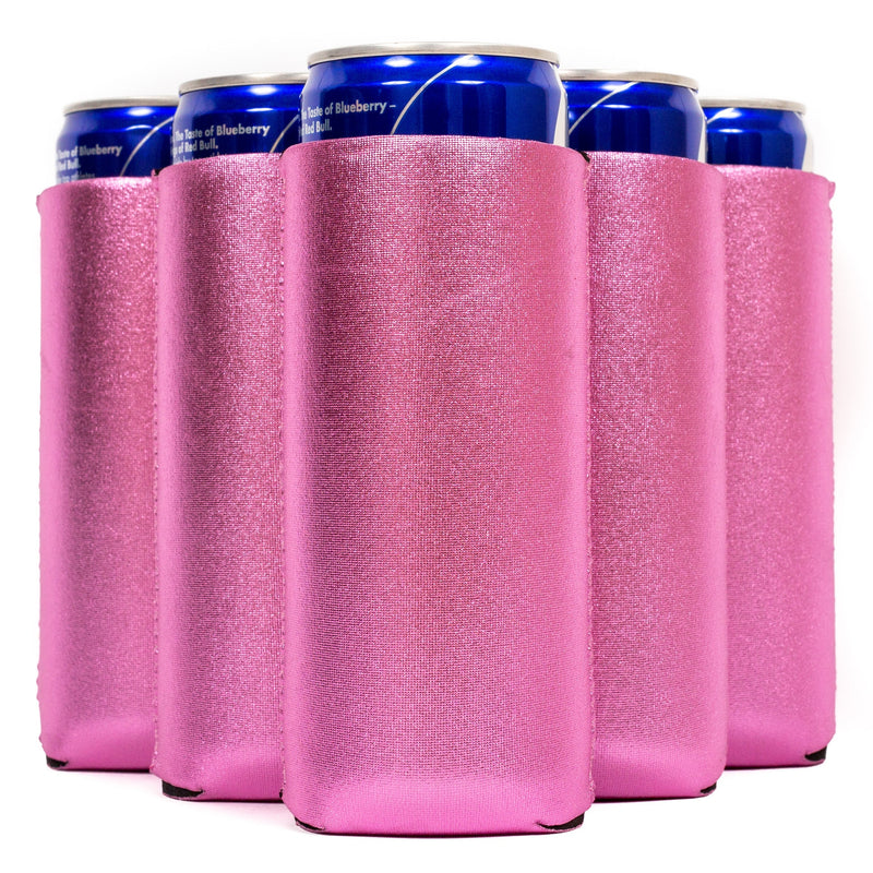 Slim Can Cooler Sleeves, Premium 4mm Skinny Can Coolers Neoprene 24 Pack - QualityPerfection