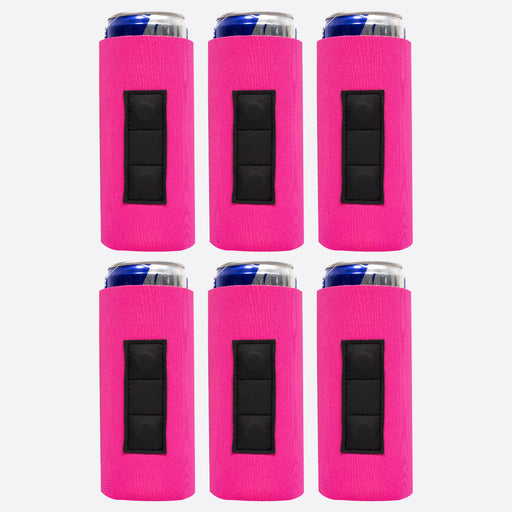 Magnetic Slim Can Cooler Sleeve 12 oz, Skinny Neoprene 6 Unit - QualityPerfection