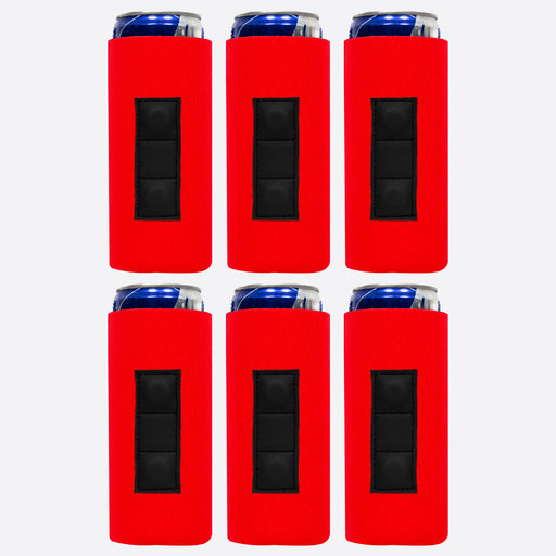 Magnetic Slim Can Cooler Sleeve 12 oz, Skinny Neoprene 6 Unit - QualityPerfection