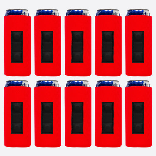 Magnetic Slim Can Cooler Sleeve 12 oz, Skinny Neoprene 10 Unit - QualityPerfection