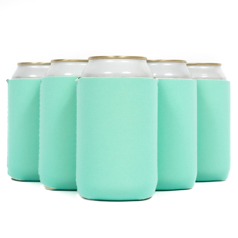 Neoprene Can Cooler Sleeve - Premium 4mm Bulk Regular size, 12 Pack - QualityPerfection