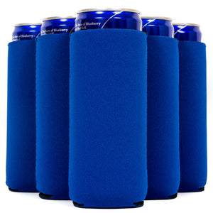 Slim Can Cooler Sleeves, Premium 4mm Skinny Can Coolers Neoprene 1, 6 and 12 Pack - QualityPerfection