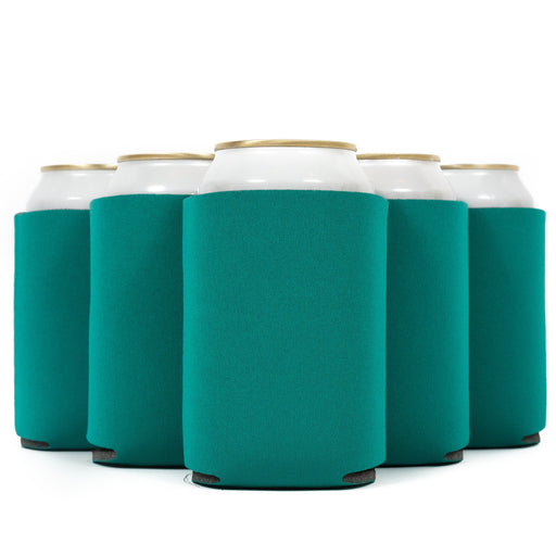 Neoprene Can Cooler Sleeve - Premium 4mm Bulk Regular size, 6 Pack - QualityPerfection