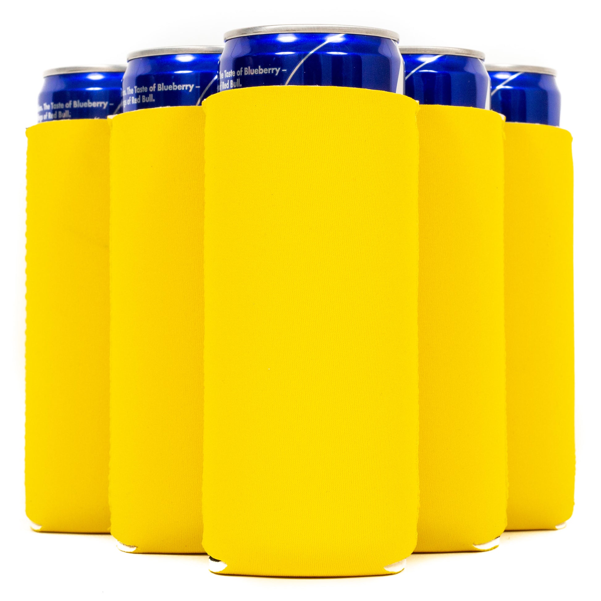 Slim Can Cooler Sleeves, Premium 4mm Skinny Can Coolers Neoprene 1, 6 and 12 Pack - QualityPerfection