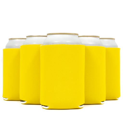 Neoprene Can Cooler Sleeve - Premium 4mm Bulk Regular size, 12 Pack - QualityPerfection