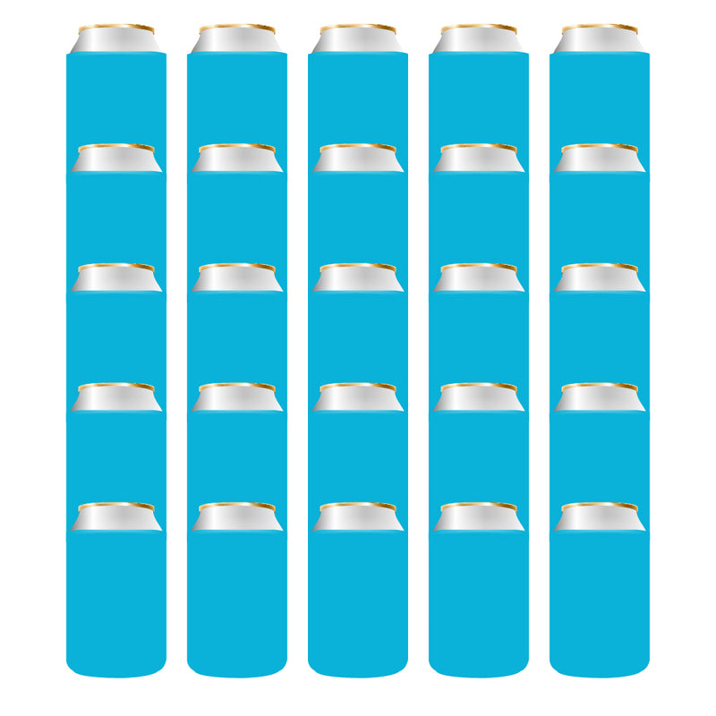 50 Can Cooler Sleeves, Wholesale Bulk Can Coolies Foam Beer Insulated Sleeves Regular 12 oz Can - QualityPerfection