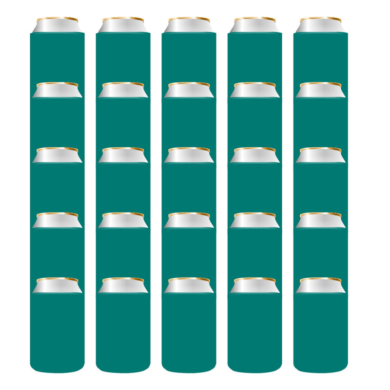 50 Can Cooler Sleeves, Wholesale Bulk Can Coolies Foam Beer Insulated Sleeves Regular 12 oz Can - QualityPerfection