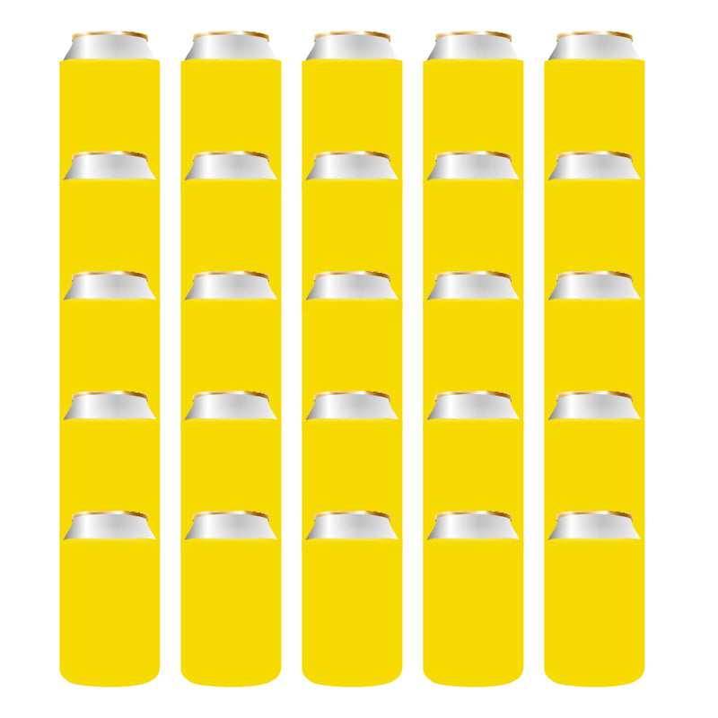 50 Can Cooler Sleeves, Wholesale Bulk Can Coolies Foam Beer Insulated Sleeves Regular 12 oz Can - QualityPerfection