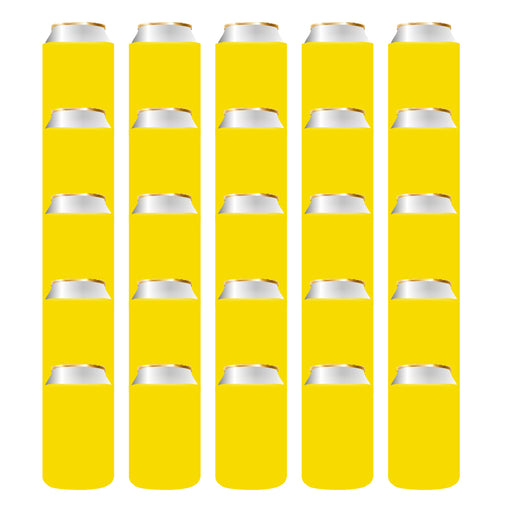 50 Can Cooler Sleeves, Wholesale Bulk Can Coolies Foam Beer Insulated Sleeves Regular 12 oz Can - QualityPerfection