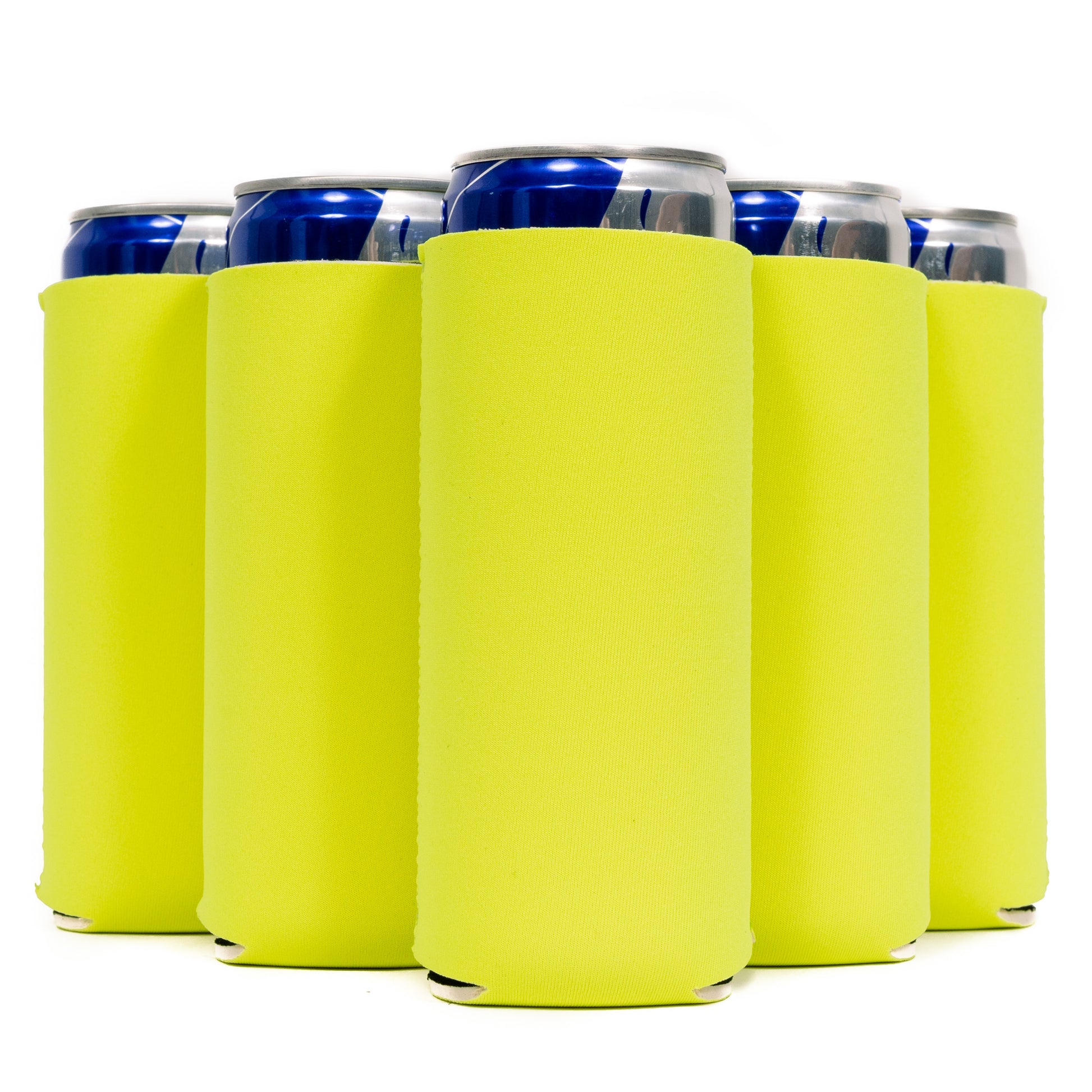 Slim Can Cooler Sleeves, Premium 4mm Skinny Can Coolers Neoprene 1, 6 and 12 Pack - QualityPerfection