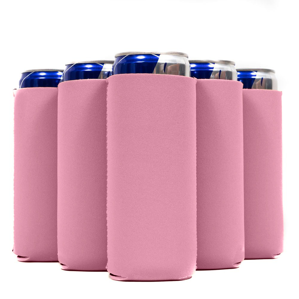 Slim Can Cooler Sleeves, Premium 4mm Skinny Can Coolers Neoprene 1, 6 and 12 Pack - QualityPerfection